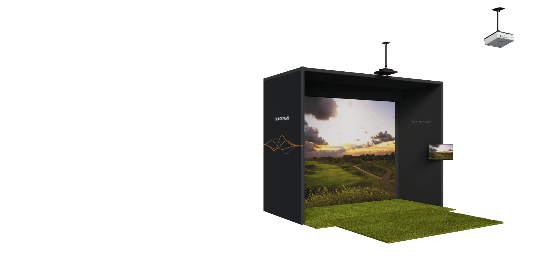 DIY_simulator_build-out_trackman_golf